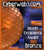 Cyberweb3.com Design Excellence Award - Bronze