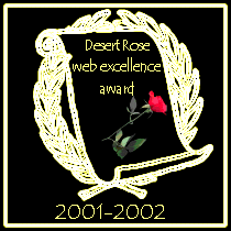 Desert Rose Web Excellence Award