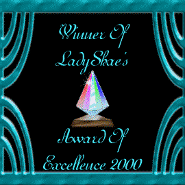 Lady Shae's Award Of Excellence 2002