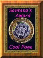Santana's Cool Page Award