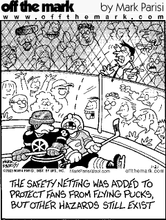Hockey cartoon